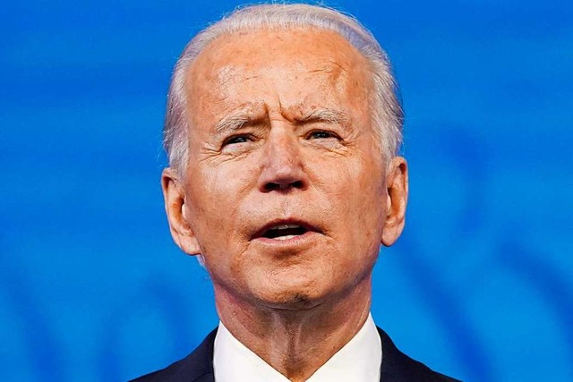 Joe Biden, Gewhlter Prsident (Presid...mp auf, das Wahlergebnis anzuerkennen.  | Foto: Patrick Semansky (dpa)