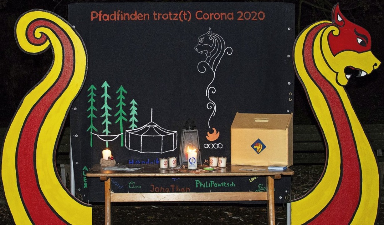Auch im Corona-Jahr verteilten die Schopfheimer Pfadfinder das Friedenslicht.   | Foto: Paul Eischet