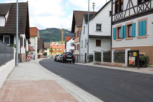 Die Friedensstrae in Friesenheim wurde 2020 saniert.  | Foto: Christoph Breithaupt
