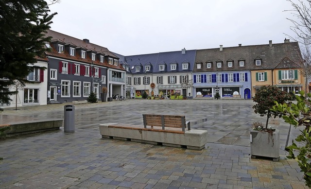 Mehr Grn auf dem Breisacher Marktplatz fordern einige Gemeinderatsfraktionen.  | Foto: Agnes Pohrt