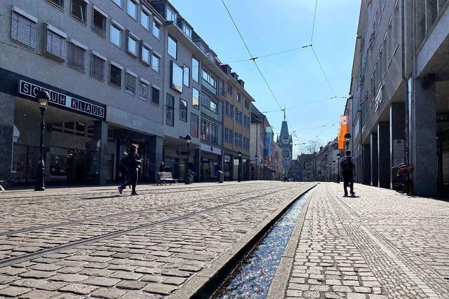 Der Winter-Lockdown sorgt fr ein Dj-vu in der Freiburger Innenstadt