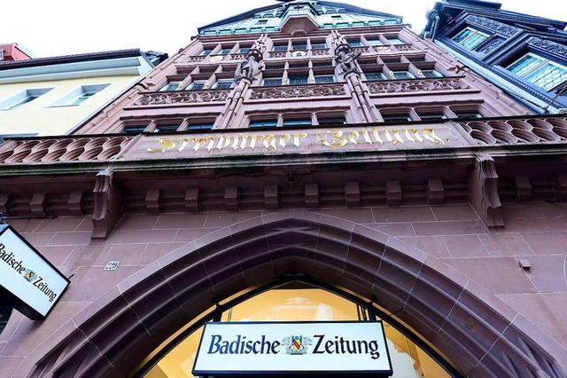 Wegen Corona haben die Geschftsstelle...chftstelle am Martinstor in Freiburg.  | Foto: Ingo Schneider