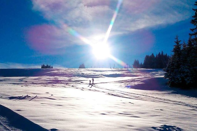 Unser Archivfoto von 2015 zeigt den Stollenbach im tiefen Winter .  | Foto: Christian John