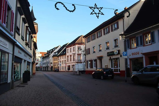 Lockdown auch in Schopfheim: &#8222;Vi...das Erscheinungsbild der Stadt&#8220;.  | Foto: Monika Weber