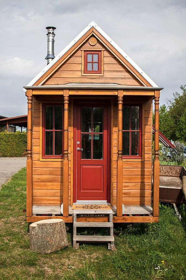 hnlich Huser, wie   dieses Tiny Haus... Feriensiedlung  in Lffingen geplant.  | Foto: Charlotte Janz