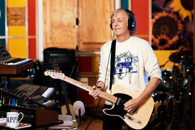 &#8222;Es hat richtig Spa gemacht&#8220;: Paul McCartney im Heimstudio  | Foto: Mary McCartney