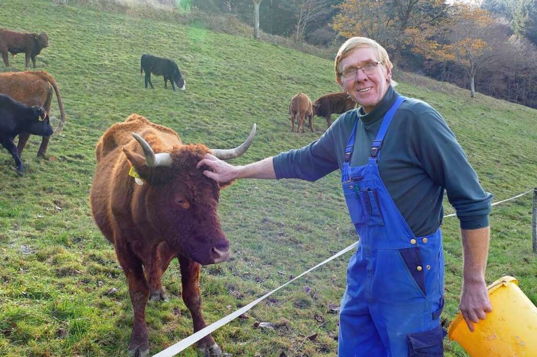 Hermann Mayer will seinen Rindern ein würdiges Leben und Sterben ermöglichen.  | Foto: Susanne Ehmann
