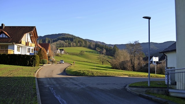 Rechts der Reschenbergstrae entsteht das Baugebiet Reschenberg II.   | Foto: Nikolaus Bayer