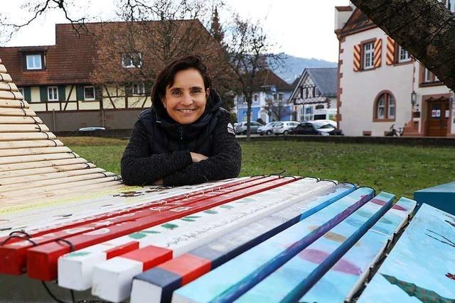 Angelika Neumann sorgt für einen Himmelsblick in Friesenheim