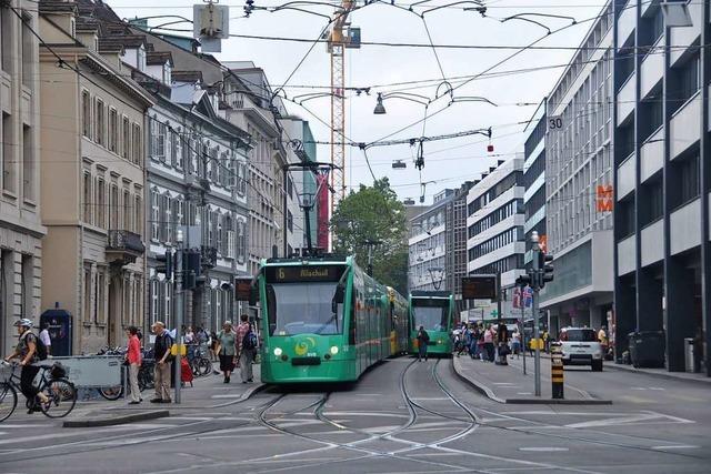 Die Basler Innenstadt soll fugngerfreundlicher werden