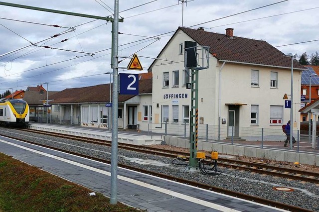 Die Stadt Lffingen hat das Bahnhofsge...ive Firmengrnder ansiedeln zu knnen.  | Foto: Martin Wunderle