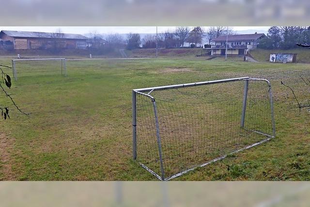 Der alte Sportplatz soll drei Meter hher werden