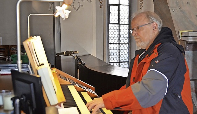 29 Jahre lang begleitet Michael Asal d...ahrtskirche in Todtmoos an der Orgel.   | Foto: Christiane Sahli