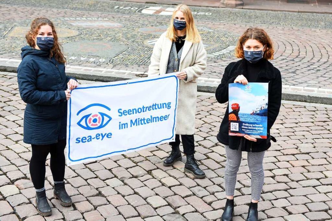 Annelie Faininger, Babette Matthießen,... engagieren sich bei Sea-Eye Freiburg.  | Foto: Rita Eggstein