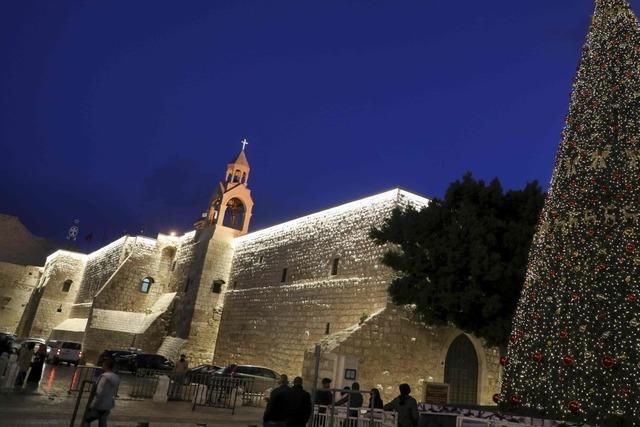 Schutzanzge und Schutzengel: So war das Corona-Weihnachten in Bethlehem