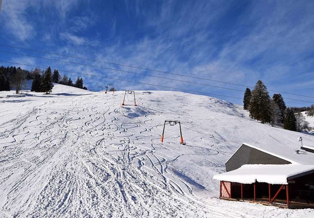 Skifahren (hier am Franzosenberg in Mu...drei Mal so hoch wie bei Wanderurlaub.  | Foto: Jger