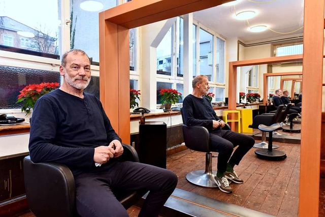 Handwerk in der Werkstatt: Claus Sanders neuer Salon macht etwas her.  | Foto: Thomas Kunz