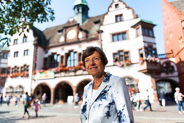 Nach 24 Jahren wird Gerda Stuchlik im April Abschied vom Rathaus nehmen  | Foto: Patrick Seeger/Stadt Freiburg