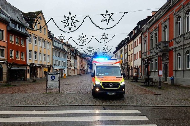 Fr die Einsatzkrfte in Waldkirch war...bend ruhiger als so manch andere Jahr.  | Foto: Kurt Meier