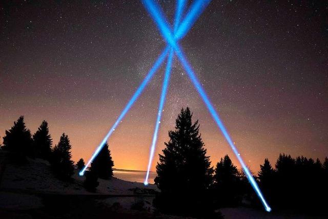 Mit einer Lichtinstallation soll an Silvester der Himmel ber Ettenheim leuchten