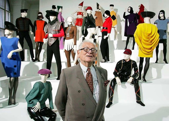 Der franzsische Modedesigner Pierre C...t; in der Akademie der Knste in Wien.  | Foto: Ronald Zak (dpa)