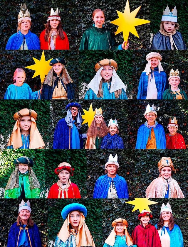 Das sind die Protagonisten des Sternsinger-Films der Pfarrei St. Blasius.  | Foto: privat