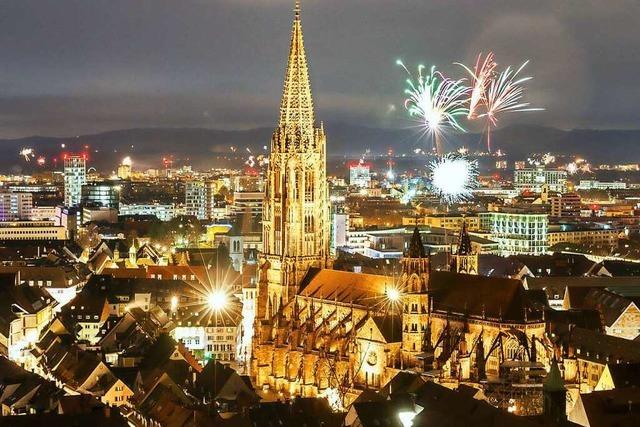 Freiburg, Du siehst ohne Bller-Feuerwerk viel schner aus an Silvester