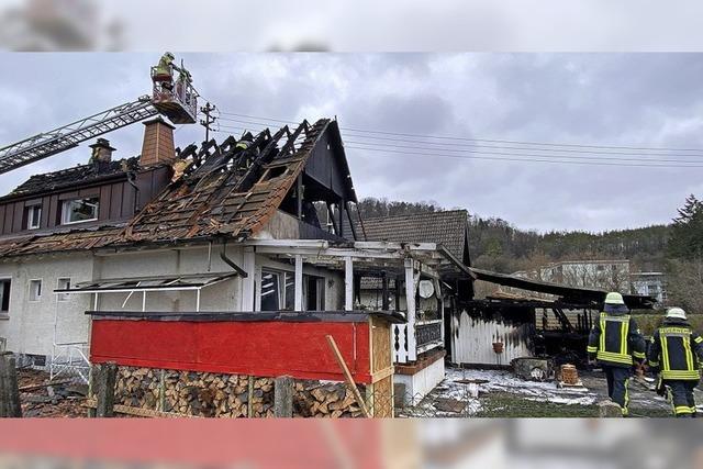 Wohnhaus in Wutschingen ist unbewohnbar