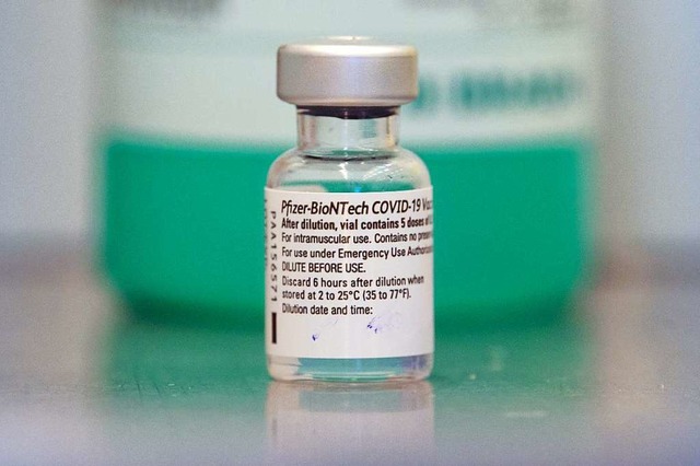 Der Coronavirus-Impfstoff des Mainzer ...iontech und seines US-Partners Pfizer.  | Foto: Soeren Stache (dpa)