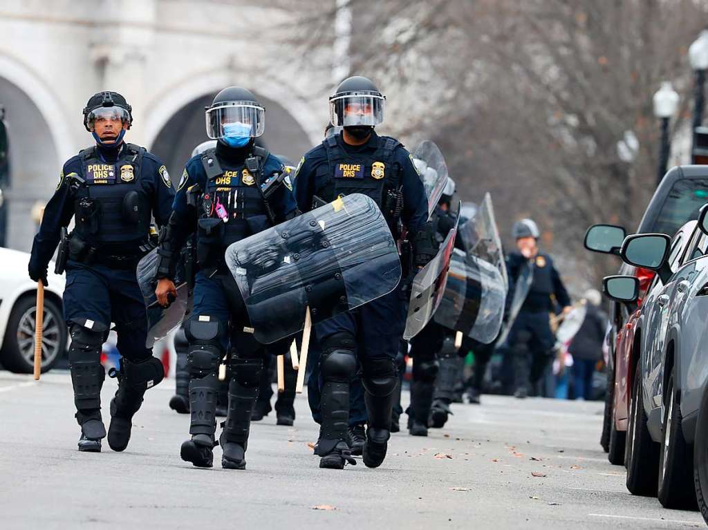 Die Polizei war lngere Zeit vollkommen berfordert.