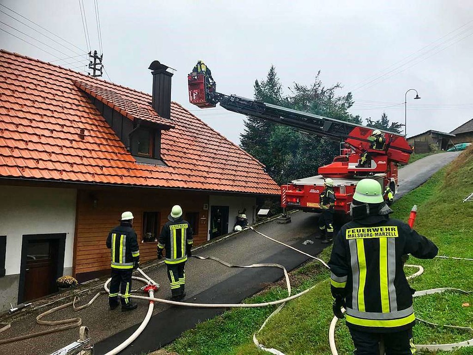 Die Feuerwehr Kandern war auch in der ...gt &#8211; zum Beispiel in Kaltenbach.  | Foto: Privat