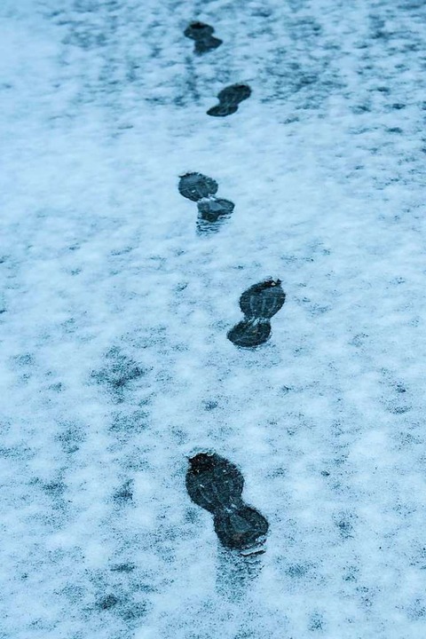 Spuren im Schnee konnten die Täter überführen (Symbolbild).  | Foto: Paul Zinken