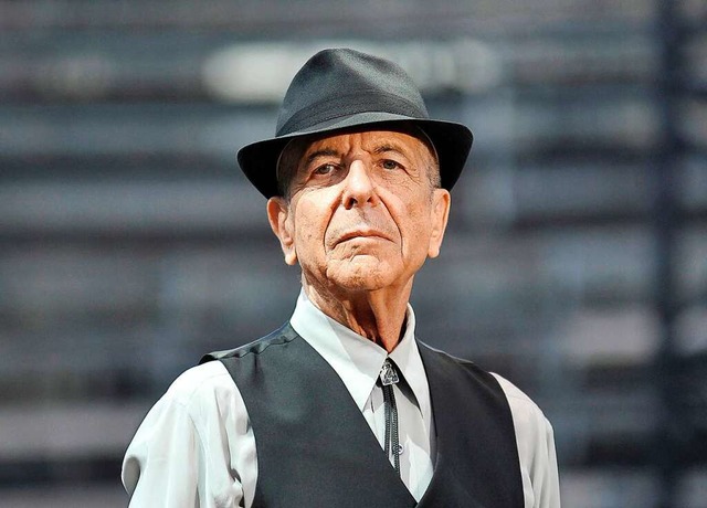 Leonard Cohen 2014 bei einem Konzert in Frankreich   | Foto: Yoan Valat