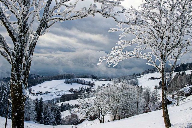 Winterwonnen im Schwarzwald &#8211; hier beim Geiersnest, St. Ulrich.   | Foto: Andrea Schiffner