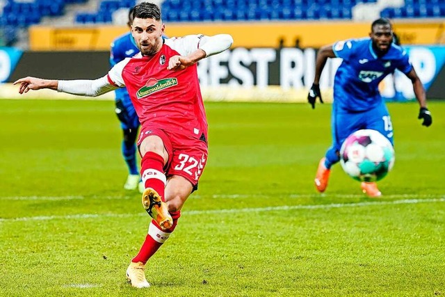 So wrde man Vincenzo Grifo auch gerne mal im neuen Stadion in Aktion sehen.  | Foto: Uwe Anspach (dpa)