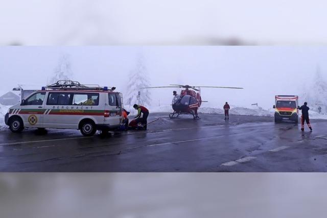 Bergwacht war im Einsatz – Rodlerin verletzte sich