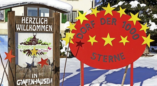 Mit 1000 Sternen erfreut Grafenhausen auch weiterhin seine Einwohner.  | Foto: Dorothe Kuhlmann