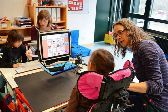 An der Helen-Keller-Schule (Bild aus V...n und Schulleitungen kritisch gesehen.  | Foto: Britta Wieschenkmper