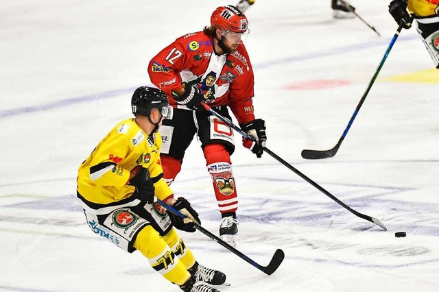 Matchwinner fr den EHC: Andre Hult  | Foto: Achim Keller