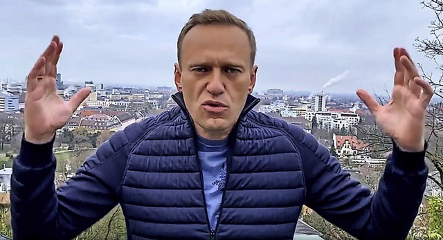 Das Foto vom Instagram-Account von Alexej Nawalny  zeigt ihn in Freiburg.   | Foto: Navalny Instagram Account (dpa)
