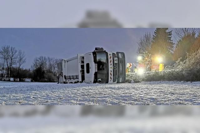 Rutschpartien auf Straen