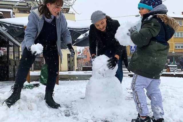 Fotos: Wintereinbruch in Mllheim