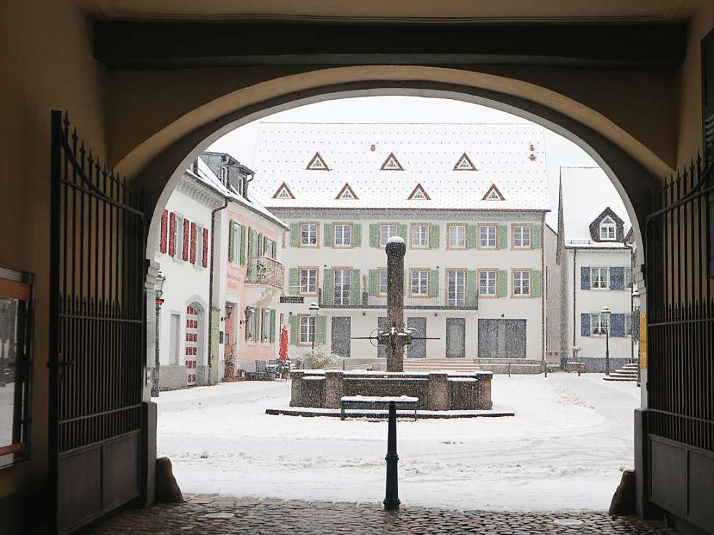 Blick auf den Marktplatz