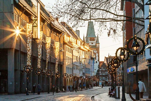 Ghnende Leere: Freiburg in der Vorweihnachtszeit.  | Foto: David Lohmueller