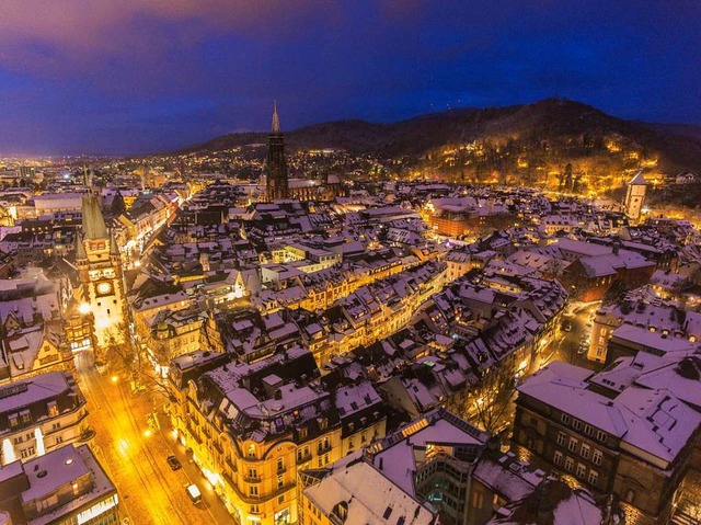 Schnee-Idylle in Freiburg  | Foto: Thomas Holtz / Badische Fotokiste