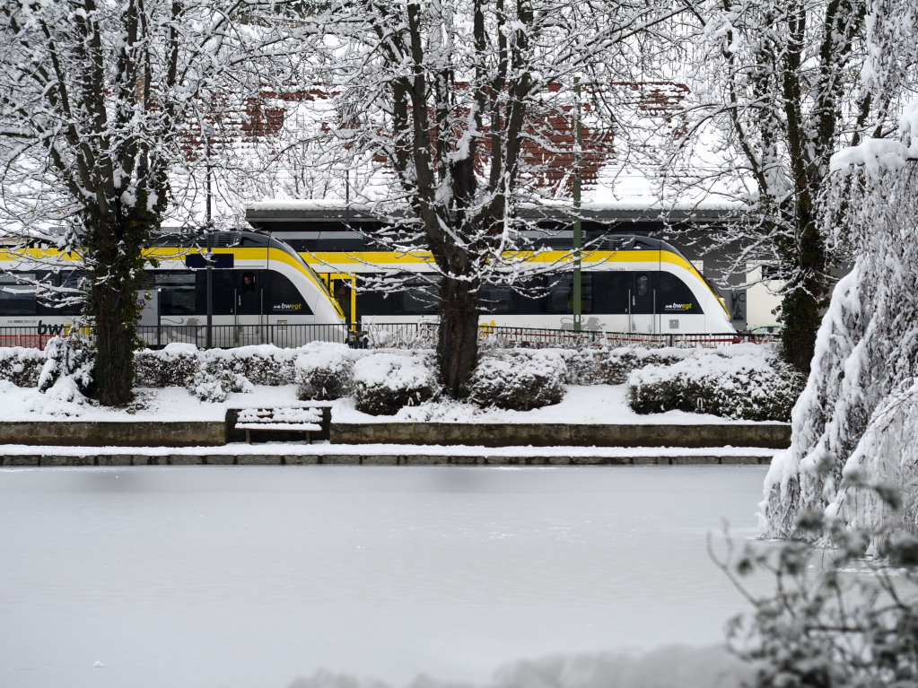 Heftige Schneeflle verzaubern Staufen: Burg, Schlossberg und die historische Altstadt mit Rathaus, Kirche, Marktplatz, Hotels, Restaurants und Geschften versinken in einem Traum von Wei. Impressionen aus dem Winter-Wunderland.