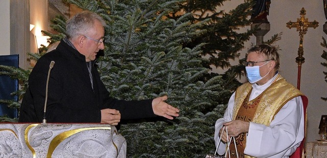 Pfarrgemeinderat Siegfried Vogelbacher...nschwand und Husern berrascht wurde.  | Foto: Stefan Pichler