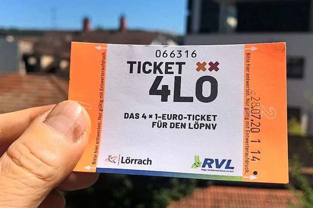 Das „Ticket4Lö“ kommt bei den Nutzern sehr gut an. | Foto: Barbara Ruda Das „Ticket4Lö“ kommt bei den Nutzern sehr gut an. | Foto: Barbara Ruda