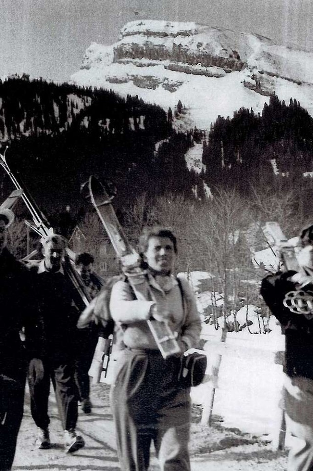 Martha Grether, Rheinfeldens erste Skilehrerin  | Foto: Archiv Eder