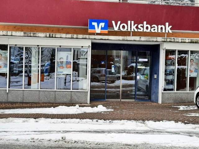 Gezhlt sind die Tage der Volksbank in...trae  wird es keine  Nachfolge geben.  | Foto: Andrea Steinhart